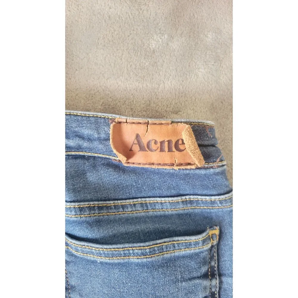 Acne Jeans Dark Wash Kex Fresh Skinny Denim Jeans